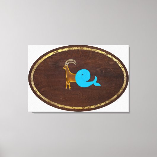 山羊座208 キャンバスプリント (正面)