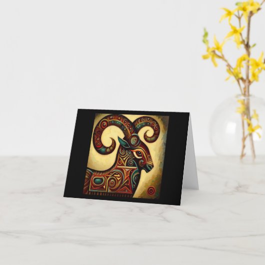 山羊座3 カード (黄色い花)