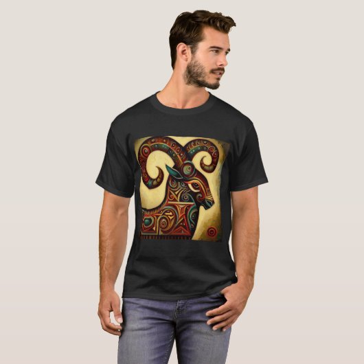 山羊座3 Tシャツ (正面フル)
