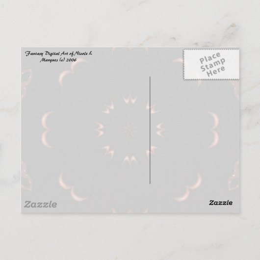 山羊座、はがき ポストカード (裏面)