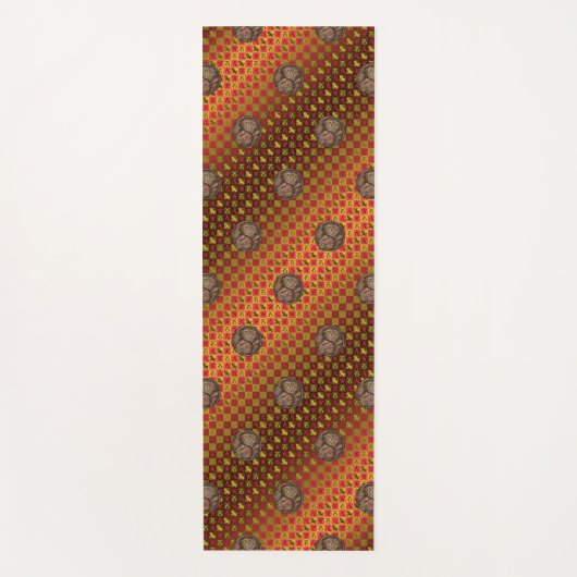 山羊座&アースタイガー ヨガマット (正面)