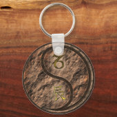 山羊座&アースドラゴン キーホルダー (正面)