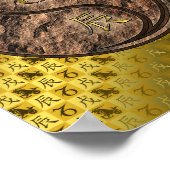 山羊座&アースドラゴン ポスター (角)