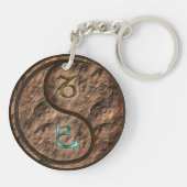 山羊座&アースネーク キーホルダー (裏面)