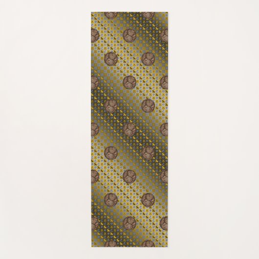 山羊座&アースラビット ヨガマット (正面)