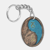 山羊座&ウォーター・ドラゴン キーホルダー (正面左)