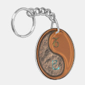 山羊座&ウッドスネーク キーホルダー (正面左)