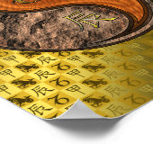 山羊座&ウッドドラゴン ポスター (角)