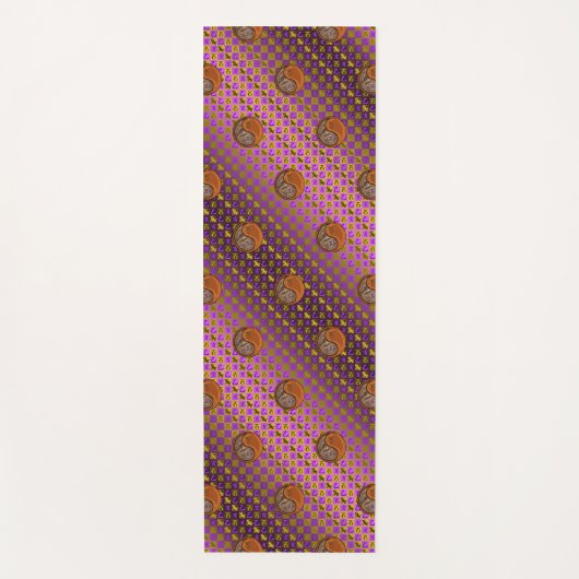 山羊座&ウッドボア ヨガマット (正面)