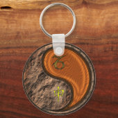 山羊座&ウッドモンキー キーホルダー (裏面)