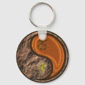 山羊座&ウッドモンキー キーホルダー (裏面)