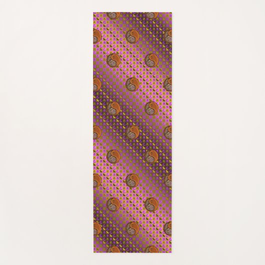 山羊座&ウッドロースター ヨガマット (正面)