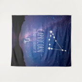 山羊座 | オーダーメイド占星術タペストリー タペストリー (正面(横))