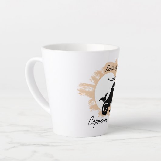 山羊座 カフェラテマグ (左アングル)