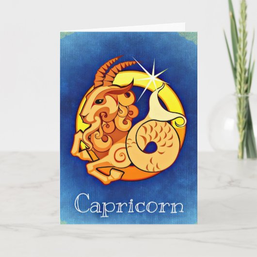 山羊座 カード (正面)