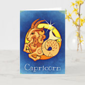 山羊座 カード (黄色い花)