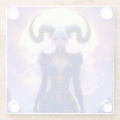 山羊座 ガラスコースター (裏面)