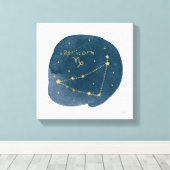 山羊座 キャンバスプリント (インサイチュ (ウッドフロア))