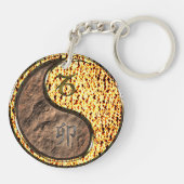 山羊座&ファイアーラビットアクリルキーチェーン キーホルダー (裏面)