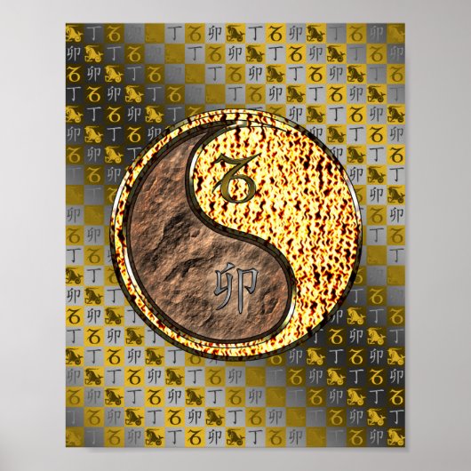 山羊座&ファイアーラビット ポスター (正面)