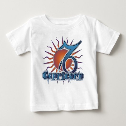 山羊座 ベビーTシャツ (正面)