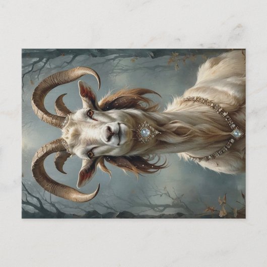 山羊座 ポストカード (正面)