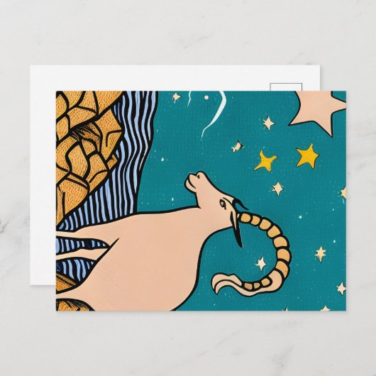 山羊座 ポストカード (正面/裏面)