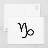 山羊座 ポストカード (正面/裏面)