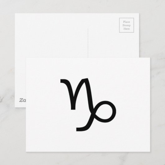 山羊座 ポストカード (正面/裏面)