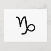 山羊座 ポストカード (正面)