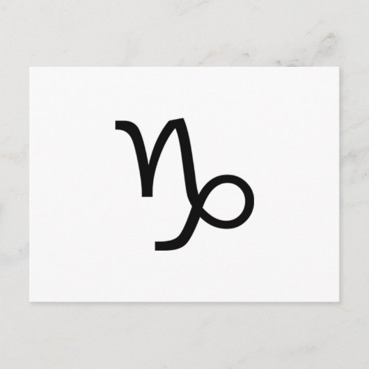 山羊座 ポストカード (正面)