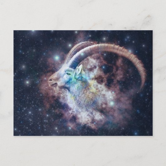 山羊座 ポストカード (正面)