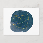 山羊座 ポストカード (正面)