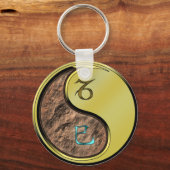 山羊座&メタルスネーク キーホルダー (正面)