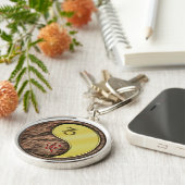 山羊座&メタルタイガー キーホルダー (側面)