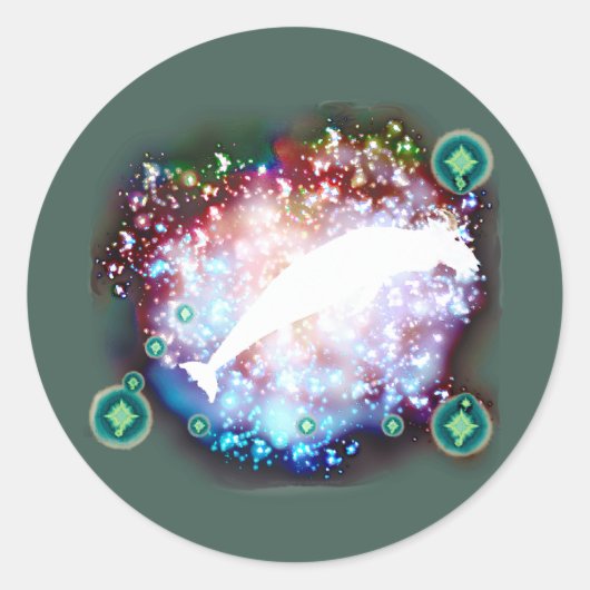 山羊座 ラウンドシール (正面)