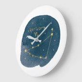 山羊座 ラージ壁時計 (傾斜)