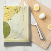 山羊座 ヴィンテージ 星座, ウラニアの鏡 キッチンタオル (四つ折り)