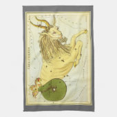 山羊座 ヴィンテージ 星座, ウラニアの鏡 キッチンタオル (縦)
