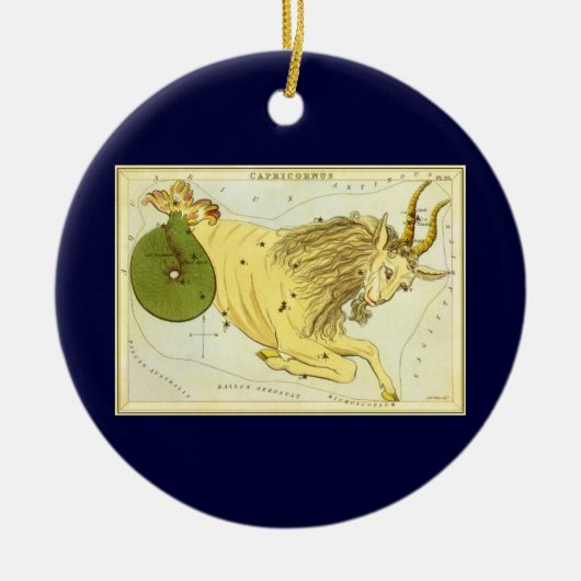 山羊座 ヴィンテージ 星座, ウラニアの鏡 セラミックオーナメント (正面)