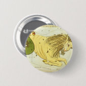 山羊座 ヴィンテージ 星座、ウラニアの鏡 缶バッジ (正面&裏面)