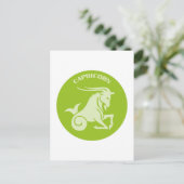 山羊座, 十二星座, 占星術, 星座占い ポストカード (スタンド正面)