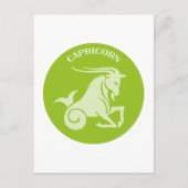 山羊座, 十二星座, 占星術, 星座占い ポストカード (正面)