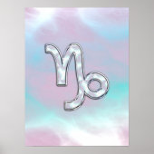 山羊座〔占星術の〕十二宮図のシンボル真珠デコールの母 ポスター (正面)