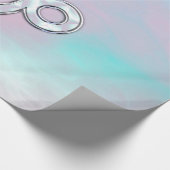 山羊座〔占星術の〕十二宮図のシンボル真珠デコールの母 ラッピングペーパー (角)