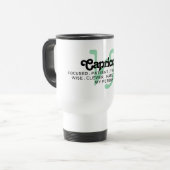 山羊座〔占星術の〕十二宮図の署名の特徴自分の人 トラベルマグ (正面左)