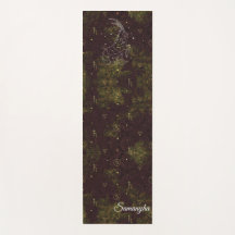 山羊座〔占星術の〕十二宮図カスタムパープル金ゴールドオリエンタル