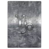 山羊座〔占星術の〕十二宮図サインイングランジ動揺してスタイル クリップボード (裏面)