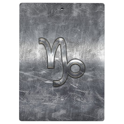 山羊座〔占星術の〕十二宮図サインイングランジ動揺してスタイル クリップボード (裏面)