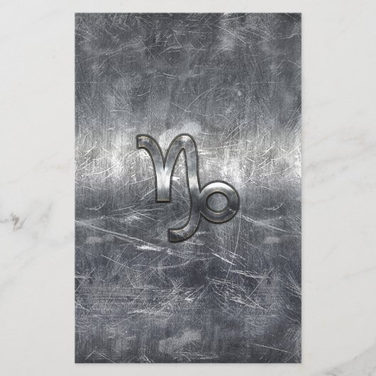 山羊座〔占星術の〕十二宮図サインイングランジ動揺してスタイル チラシ (正面)